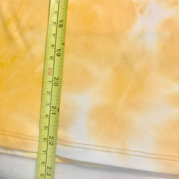 NWT Tie Dye Shirt XL Extra Large Kids Freshman Yellow White Unisex Stretch - Picture 8 of 8